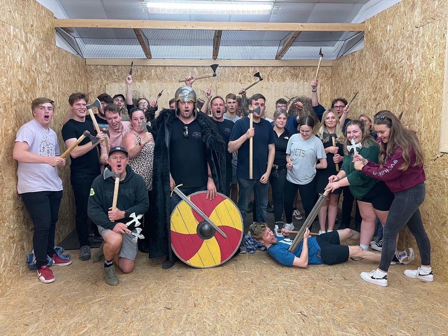 Indoor Axe Throwing Group