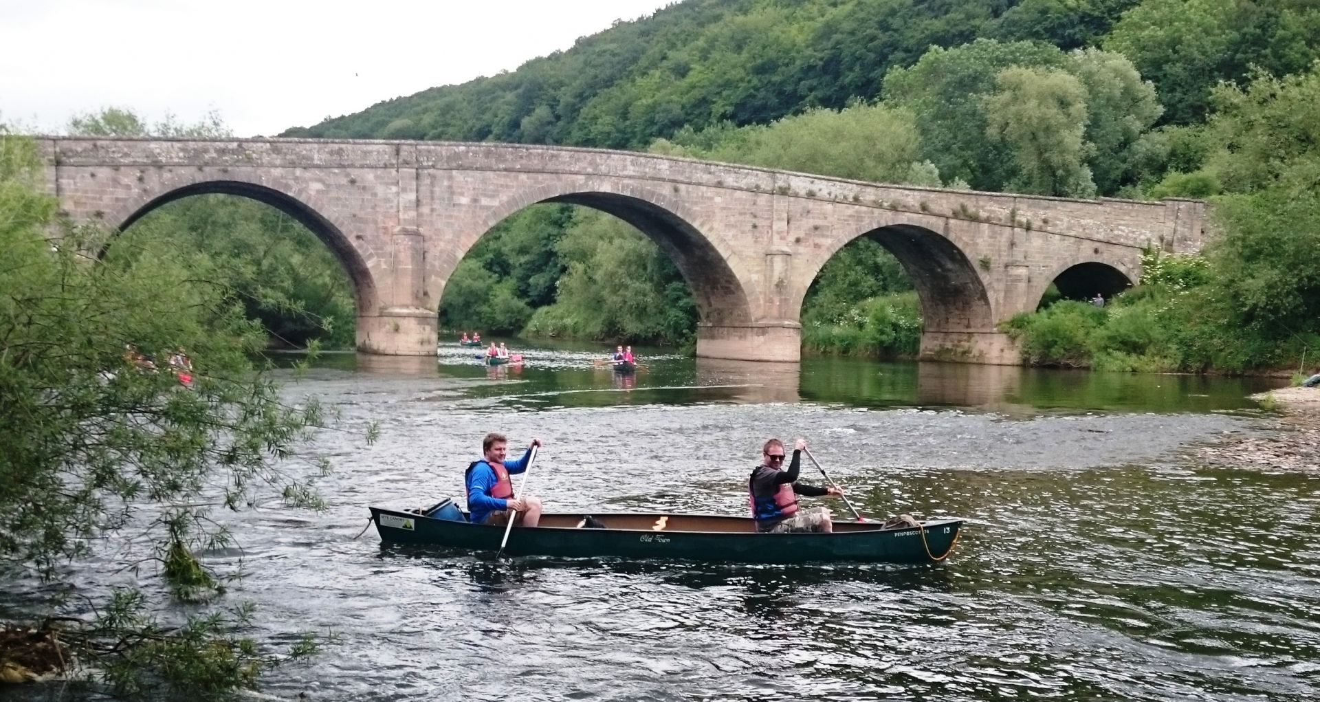 Kerne Bridge on the river Wye 