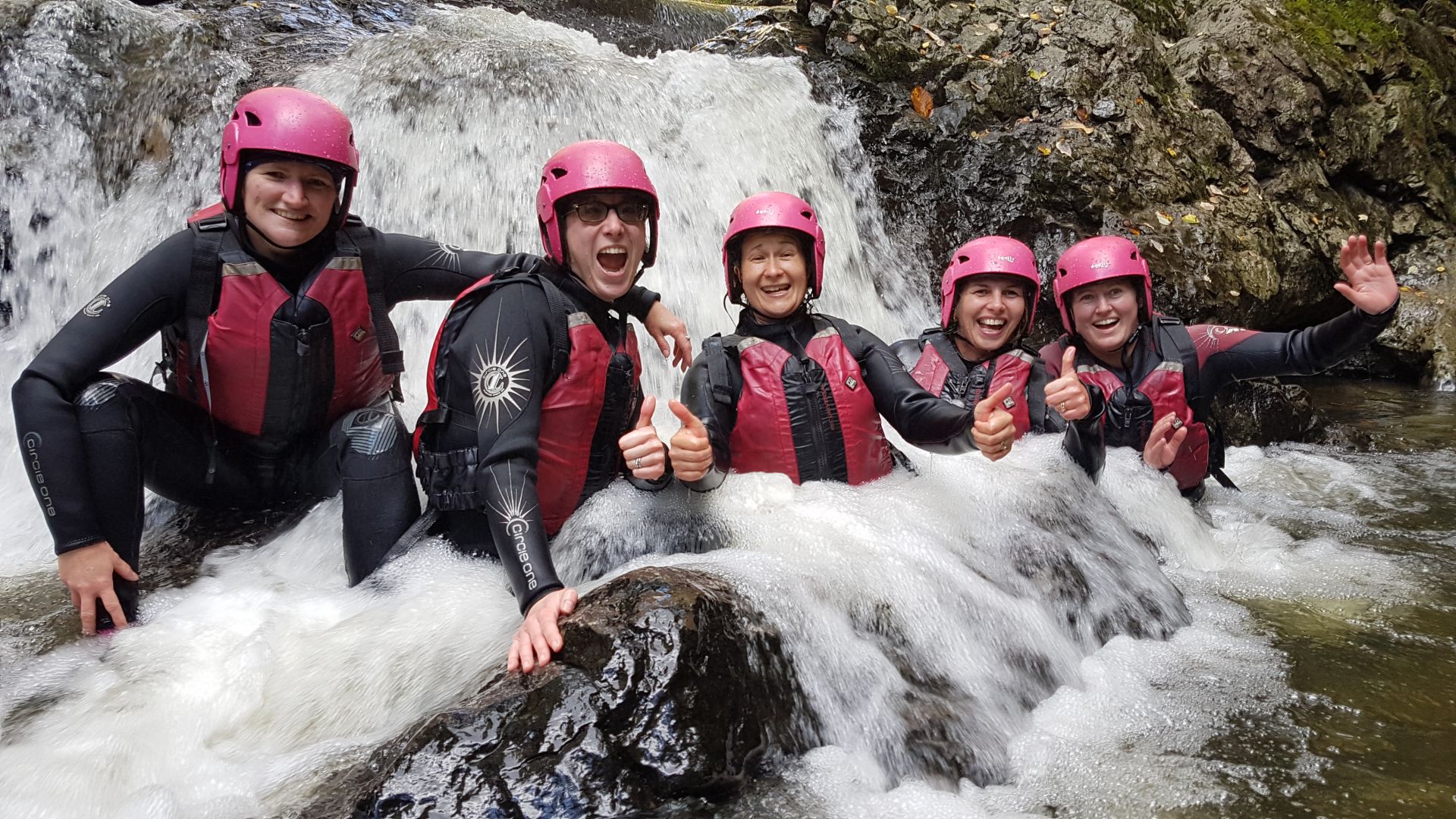 Ladies Gorge Scrambling Group2