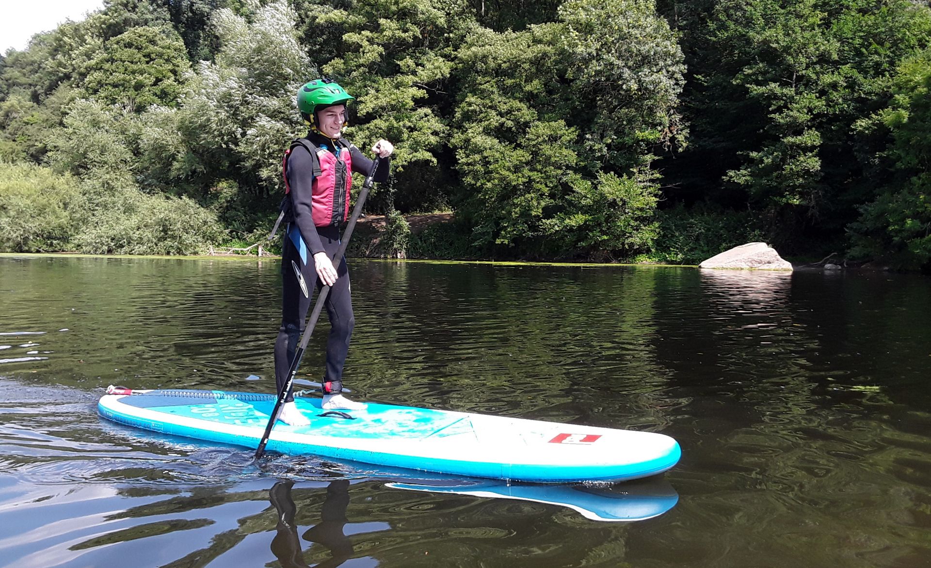 Staff member Mikey showing how it's done