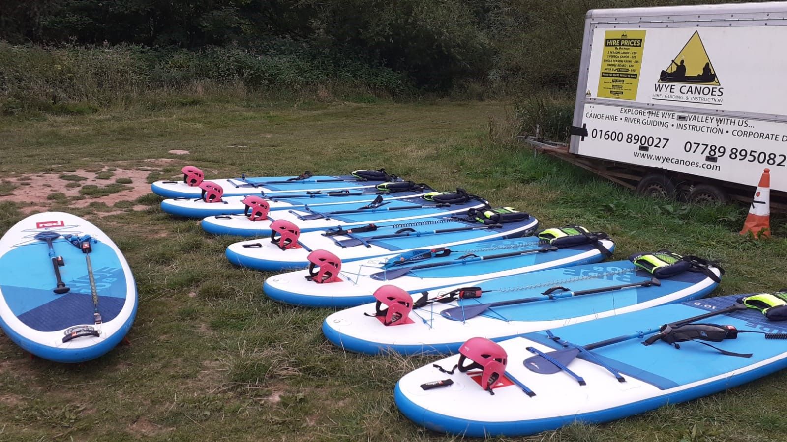 SUPs ready to go