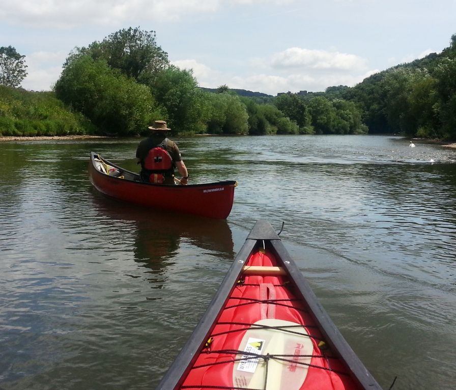 Solo canoeist