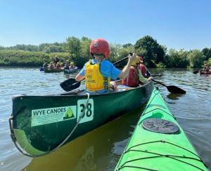 Kids in Canoes