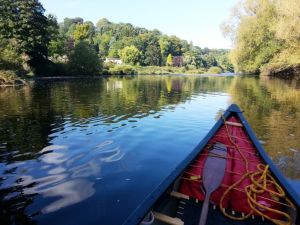 Lower Lydbrook from the river