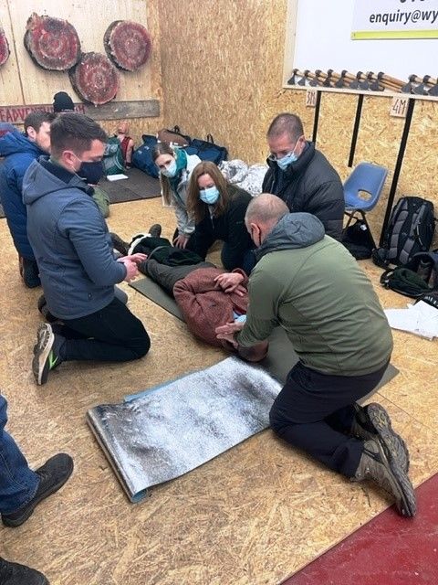 Moving a casualty