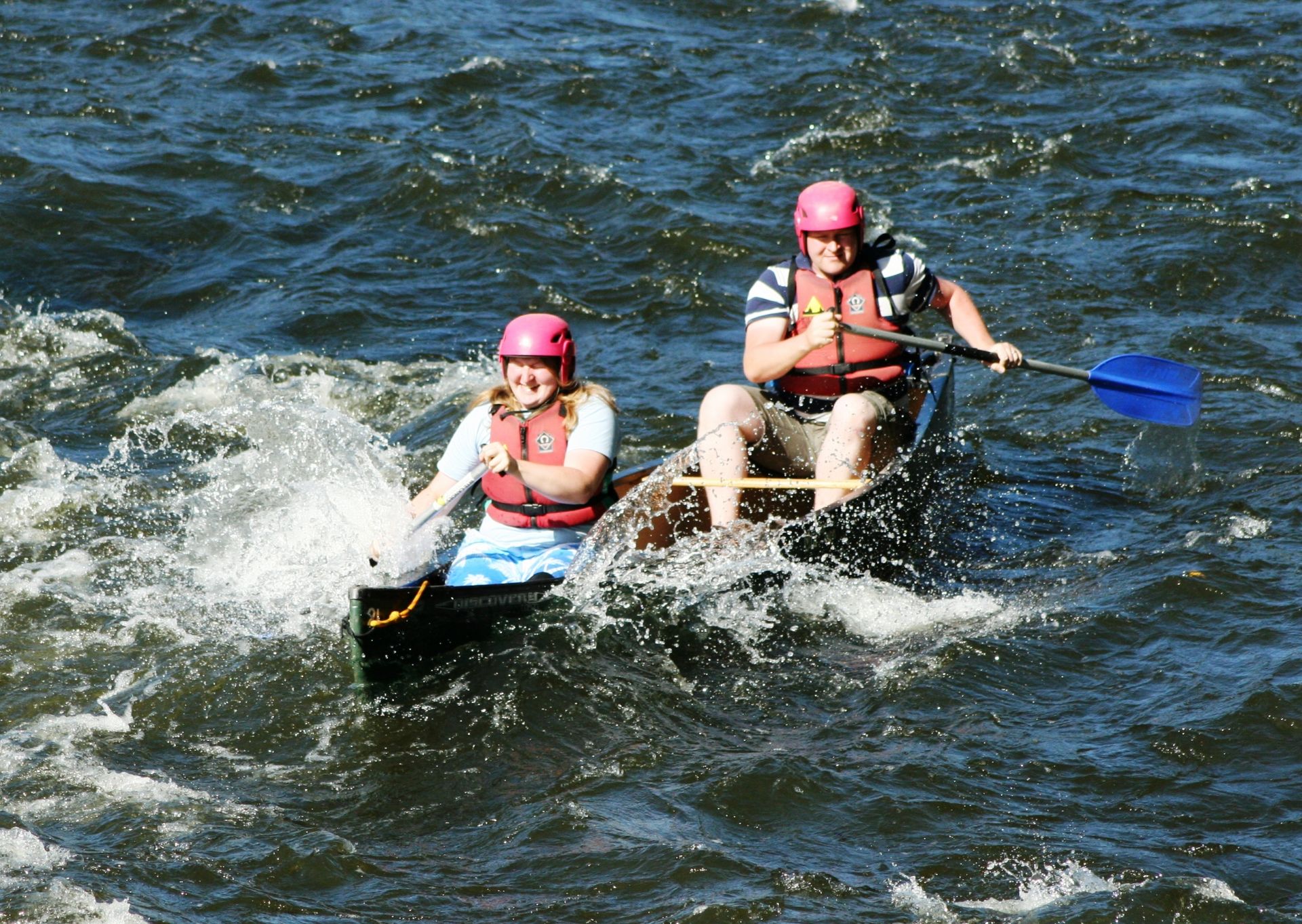 Running the rapids at Symonds Yat