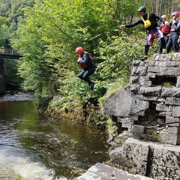 Leaping from Loonies on the Mellte