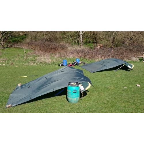 Canoe Bivvy for the night.