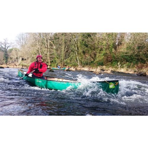 Paddler on our 3 Day Open Canoe Course.