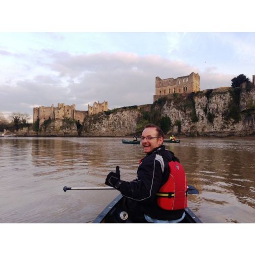 Approaching Chepstow Castle