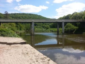 Brockweir quay and bridge